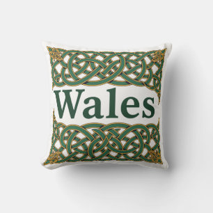 Coussin Nœud celtique héraldique du Pays de Galles