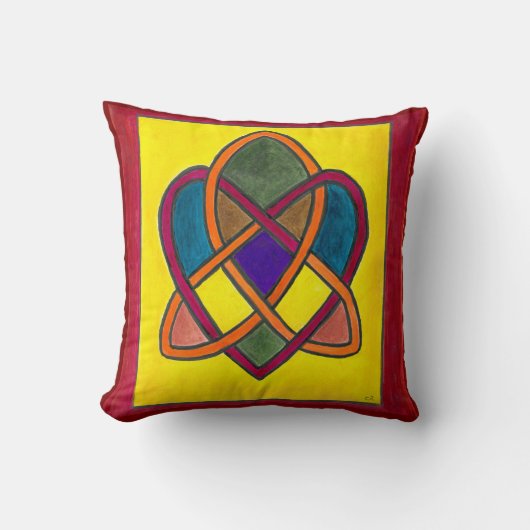 Coussin noeud d'amour celtique (Recto)
