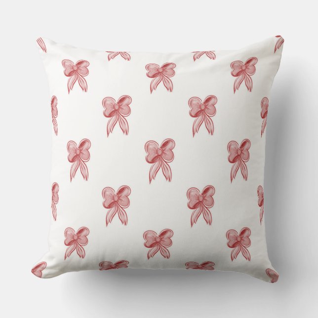 Coussin Nœud de Noël animé (Recto)