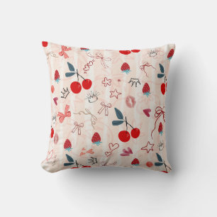 Coussin Nœuds et Étoiles de Cerise Douce Design Esthétique