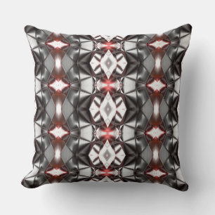 Coussin Noir chromé gris à rubis rapport, formes virtuelle