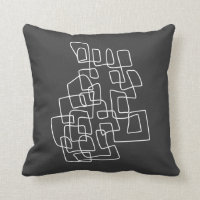 Noir contemporain Blanc moderne Abstrait Line Art