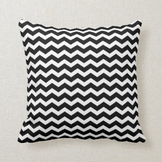 Coussin noir de Chevron