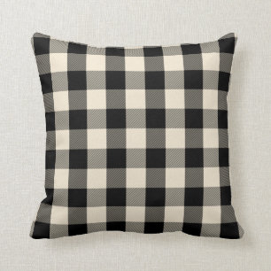 Coussin noir de guingan