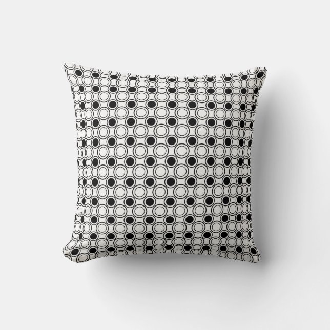Coussin Noir et blanc (Recto)