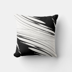 Coussin Noir et blanc moderne