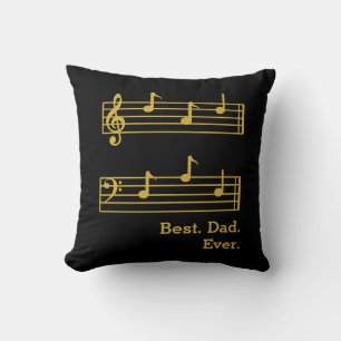 COUSSIN NOIR GOLD NOTES MEILLEUR PAPA JAMAIS TREBLE BASES