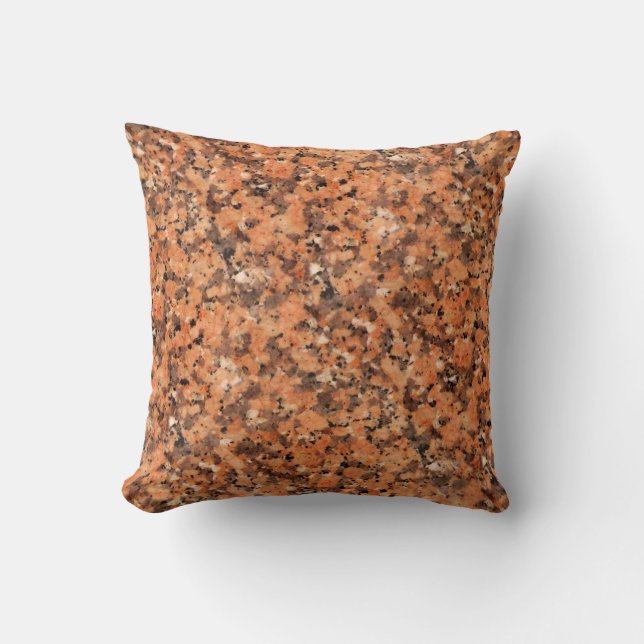 Coussin Noir orange repéré de motif animé de texture de (Recto)