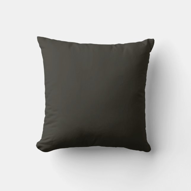 Coussin noir solide (Recto)