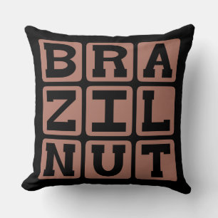 Coussin Noix du Brésil, légumineuse