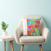 Coussin NOM D'Art Moderne Abstrait Décor Artiste Moderne (Chaise)