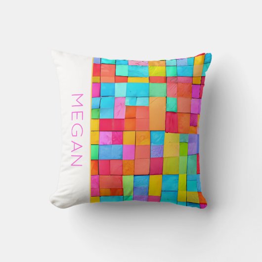 Coussin NOM D'Art Moderne Abstrait Décor Artiste Moderne (Recto)