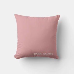 Coussin Nom de couleur rose quartz rose