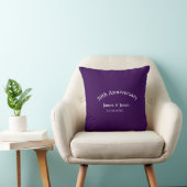 Coussin nom de date d'anniversaire de mariage 30 ans simpl (Chaise)