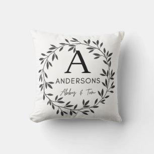 Coussin Nom de famille personnalisé Pilote