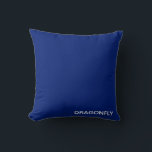 Coussin Nom de la couleur bleue de la libellule<br><div class="desc">Nom de la couleur bleue de la libellule</div>