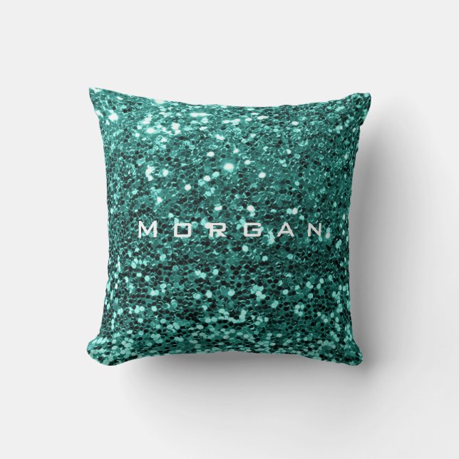 Coussin Nom de la parties scintillant Séquin de mode Monna (Recto)