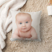 Coussin Nom de la photo du bébé Anniversaire Longueur du p (Couverture)