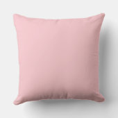 Coussin Nom de l'état de naissance rose personnalisé (Verso)
