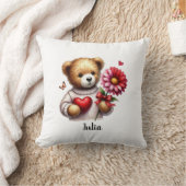 Coussin Nom d'ourson adorable pour la Saint-Valentin  (Couverture)