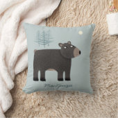 Coussin Nom du bois de l'ours mou (Couverture)