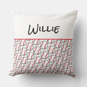 Coussin Nom du joueur de baseball Motif Sports Pomme tarte