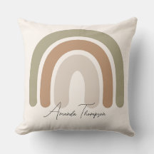 Nom du script rose arc-en-ciel monogrammé pastel m