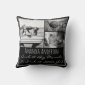 Coussin Nom et devis personnalisés (Verso)