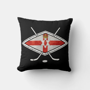 Coussin Nom Et Numéro Hockey D'Irlande Du Nord