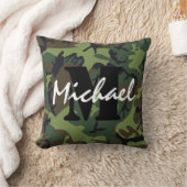 Coussin Nom initial militaire de l'armée | Enfants Petit S (Couverture)