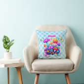 Coussin Nom personnalisé Champignons (Chaise)