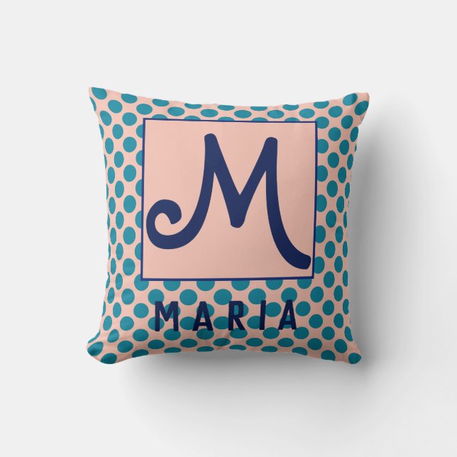 Coussin Nom personnalisé Conception initiale (Recto)