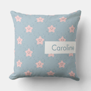 Coussin Nom personnalisé Enfants Motif mignon
