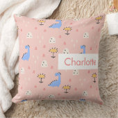 Coussin Nom personnalisé Enfants Motif mignon (Couverture)