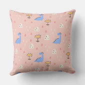 Coussin Nom personnalisé Enfants Motif mignon (Verso)
