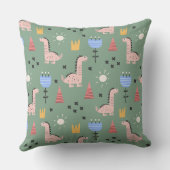 Coussin Nom personnalisé Enfants Motif mignon (Verso)