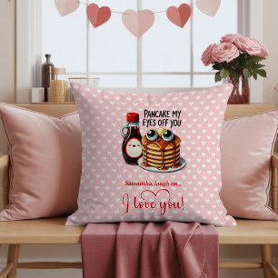 Coussin Nom personnalisé Fruits mignons Pun Cadeau de la S