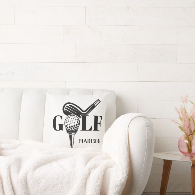 Coussin Nom personnalisé Golf (Canapé)