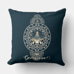 Coussin Nom personnalisé Holy Star of Wonder Ornamental Ma