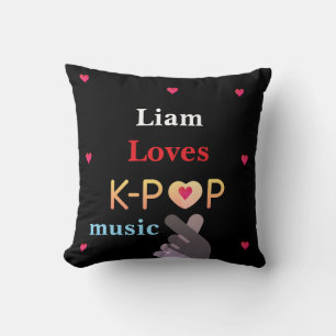 Coussin Nom personnalisé K-pop