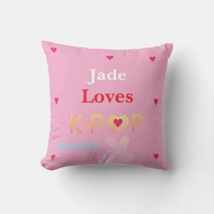 Coussin Nom personnalisé K-pop