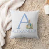 Coussin Nom personnalisé lapin classique Bunny (Couverture)