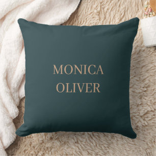 Coussin Nom personnalisé moderne professionnel minimaliste