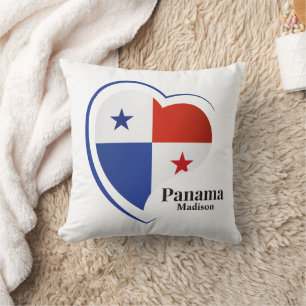 Coussin Nom personnalisé Panama Love