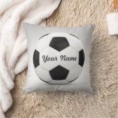 Coussin Nom personnalisé par ballon de football (Couverture)