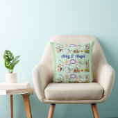 Coussin Nom personnalisé pour vous ou votre enfant (Chaise)