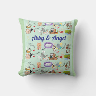 Coussin Nom personnalisé pour vous ou votre enfant