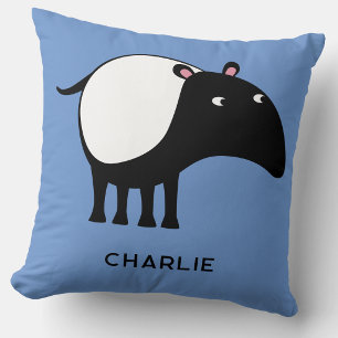 Coussin Nom personnalisé Tapir