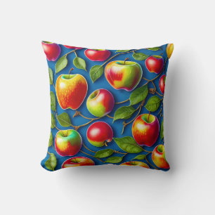 Coussin nombreuses peintures de fruits aux pommes, au cent