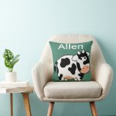 Coussin nommé fait sur commande de vache (Chaise)